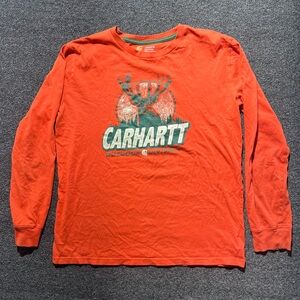 Carhartt Orange Long Sleeve Shirt